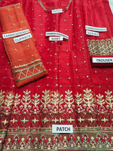 Grace S1008-Embroidered 3pc Organza Dress with Embroidered Organza Duppata.